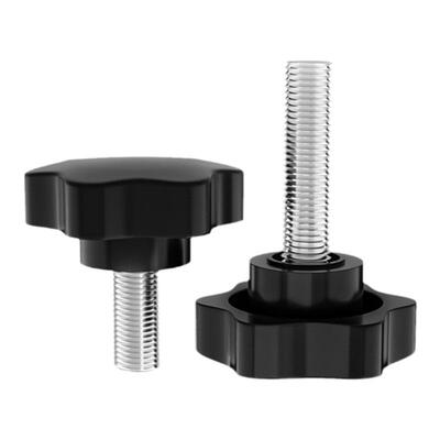 304不锈钢梅花手柄螺丝星形把手手拧螺丝钉六星旋钮塑料胶头螺栓