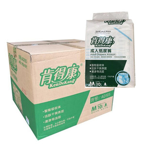 肯得康成人纸尿裤中码M10片×8包