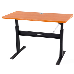 手动升降桌站立式办公桌电脑办工桌子手摇写字台桌腿书桌学生家用