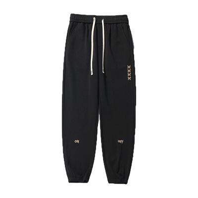 回力运动裤子男士宽松束脚卫裤