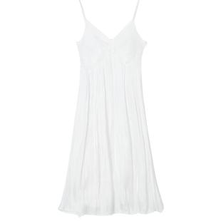 独特设计小众惊艳流光纱暮云纱吊带连衣裙子仙女装2024新款