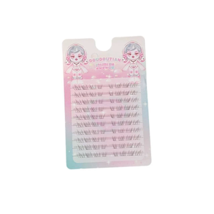 兜兜甜见犹怜清冷感下睫毛仿真自然妈生感透明梗野生凌乱无辜感