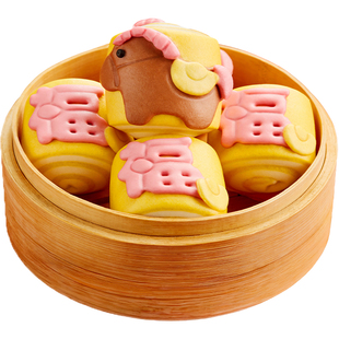 千味央厨马上抱福卡通包馒头花馍儿童营养早餐冷冻半成品酒店商用