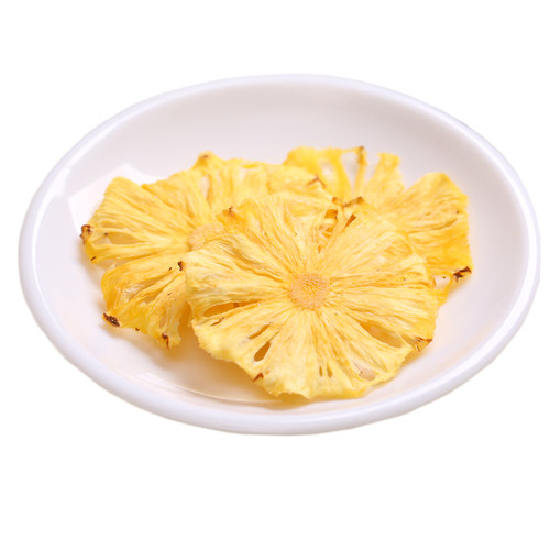 徐小豆菠萝干凤梨泡水喝 创意咖啡装饰水果干片 烘焙饮品蛋糕装饰