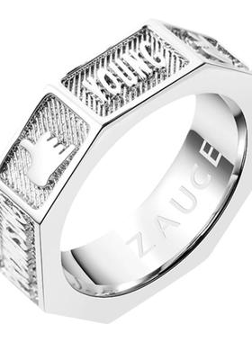 zauce造赐手势戒指电镀白金