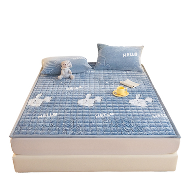 冬季保暖加厚牛奶绒床垫家用软垫