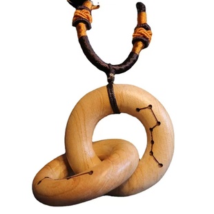 东南枝桃木乾坤圈道家法器阴阳环吊坠项链手镯宝宝儿童夜闹真枣木