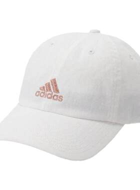 阿迪达斯女字母logo帽子棒球帽