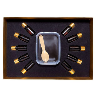 美容院肩颈姜精油泥灸发热套盒身体按摩刮痧理疗药油保养调理套盒