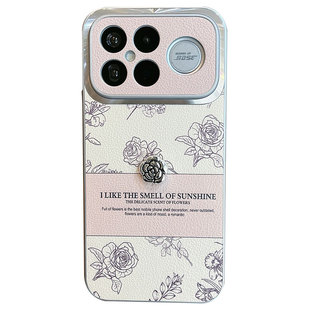 适用于红米k90手机壳redmik90promax新款女玫瑰花小米2510DRK44C全包防摔k9o高级感red米90k时尚pm创意小清新