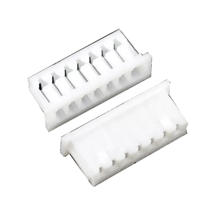 MX1.25mm间距胶壳 白色插头2/3/4/5/6/7/8/9/10P接插件端子连接器