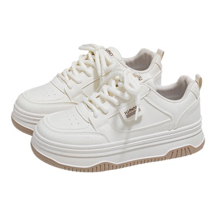 环球小白鞋女款厚底增高小个子配裙子女鞋子轻便软底学生休闲板鞋