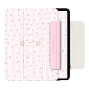 【双面夹-带搭扣】ipadair7保护壳无框磁吸ipad11代轻薄air456亲肤pro12.9少女蕾丝磁吸可拆卸air13迷你67