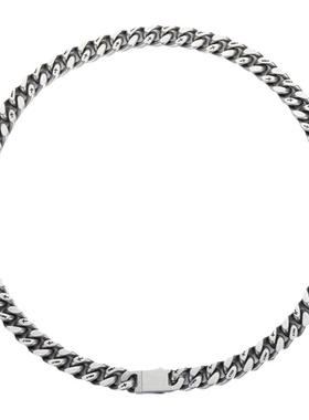 男士钛钢嘻哈古巴项链