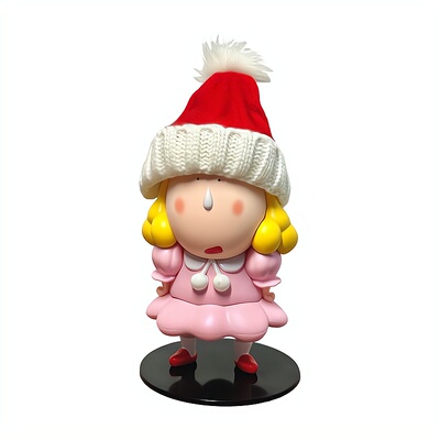 蜡笔小新圣诞美少女阿呆手办创意卡通车载摆件呆萌生日礼物送朋友