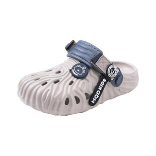 马骑顿儿童洞洞鞋夏季新款男童凉鞋宝宝男孩家用洗澡防滑软底拖鞋