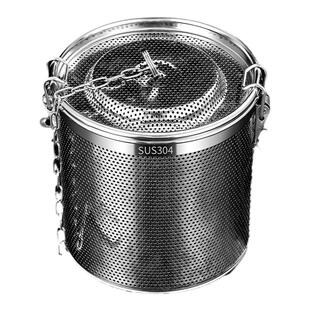 不锈钢卤料笼304调料罐过滤网调料球过滤袋大调料盒料包袋卤肉笼