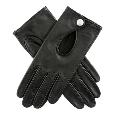DENTS女士机车款毛羊皮手套