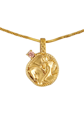 THEOGONY众神记战马浮雕锆石项链