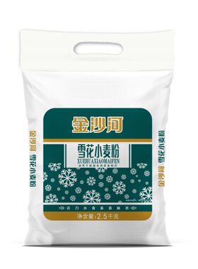 金沙河雪花面粉5斤10斤