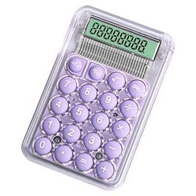 迷你计算器可爱mini透明计算机器