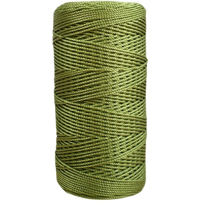 diy中粗手工编织亮丝线