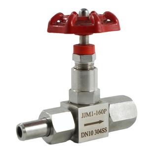 不锈钢针型阀JJM1一160P 压力表针型阀焊接活接内螺纹截止阀