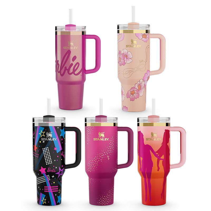BARBIE™xSTANLEY芭比联名吸管巨无霸吸管杯保温保冷水杯子潮流
