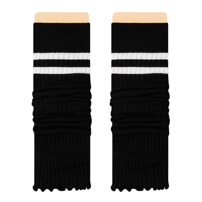 袜子女款堆堆袜袜套双针中筒袜