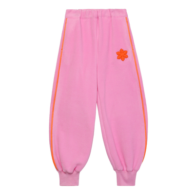 小小雪花暖绒女童长裤摇粒绒