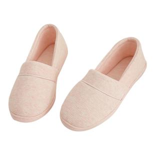 中老年春夏季居家用软底包跟棉拖鞋室内静音木地板大码女式月子鞋