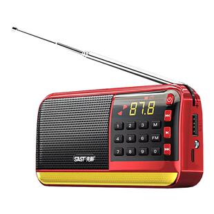 先科2025新款高端收音机老人专用小半导体充电老年广播FM播放一体