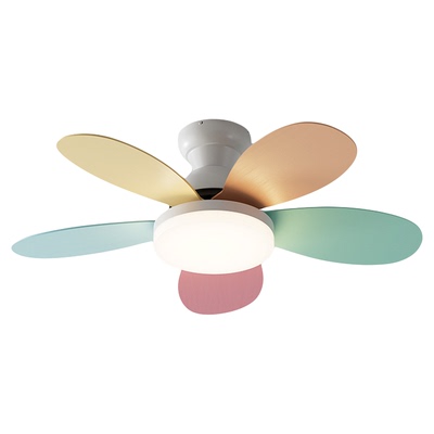 索燕儿童房吊扇灯护眼风扇灯卧室