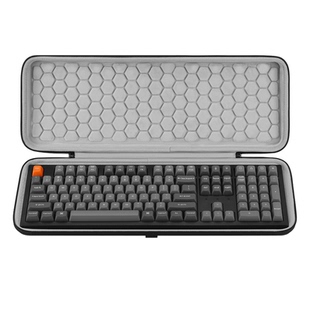 Geekria极客悦耳兼容Keychron K10 HE/K10 Max 104键盘旅行便携包