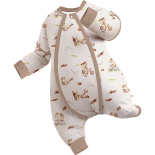 ibaby恒温婴儿睡袋儿童春秋冬宝宝加厚睡袋女男童蚕丝防踢被四季