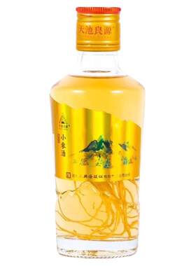 长白山天池良源小人参五粮白酒42度100ml整箱30瓶兴隆礼品父亲节
