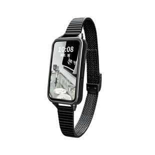 【阿仙奴细钢带】适用keep手环b5表带金属竹节小蛮腰表链keep运动手环b4腕带高级感lite小众时尚智能手表带