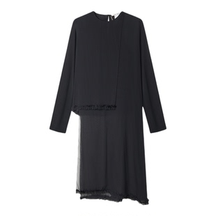 【新品】PORTS 1961早秋女士解构不对称长袖衬衫