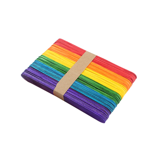 彩色雪糕棒diy手工制作建筑模型材料冰激凌棒冰棍棒棍木棒包邮