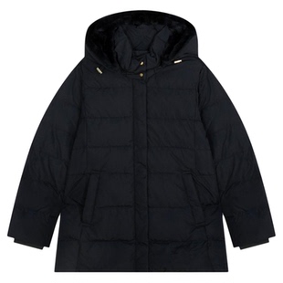 GLOBAL WORK 外套女2025冬季新款中长款收腰保暖排骨羽绒服497165