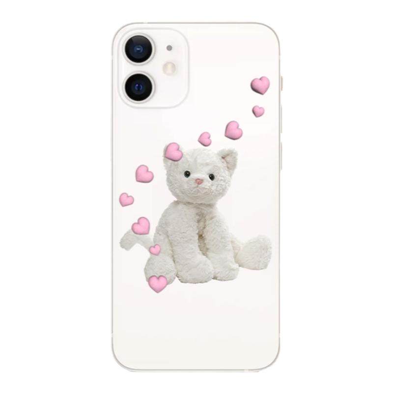 小心撒野 可可爱爱 爱心小熊 适用于iPhone16苹果17promax透明软壳苹果/华为/小米/OPPO/VIVO全包