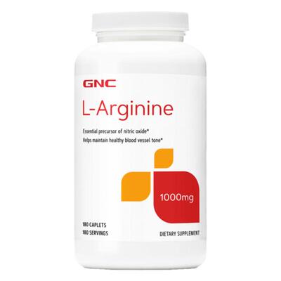 现货GNC健安喜左旋精氨酸片180粒美国L-Arginine男女备孕男性生殖