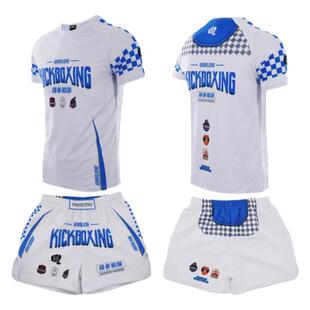 MMA健身套装训练休闲服速干搏击运动短袖短裤T恤UFC拳击格斗定做