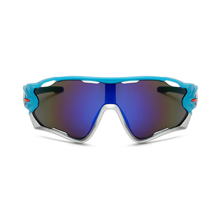 元宇宙镭射机能墨镜未来科技感连体大框滑雪运动骑行护目太阳眼镜