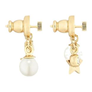 欧洲直邮Dior迪奥Tribales新款金色星星流苏耳坠耳环合集周也同款