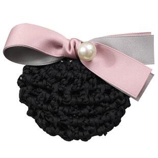 职业头花女护士发网空姐盘头发网兜发夹服务员工作珍珠头饰发饰新