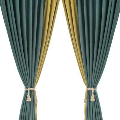 定制米高新款网红流行麻料窗帘