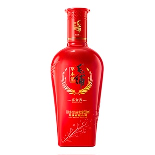 42度50度毛铺苦荞酒金荞500ml*6瓶整箱装喜酒白酒基酒官方旗舰店