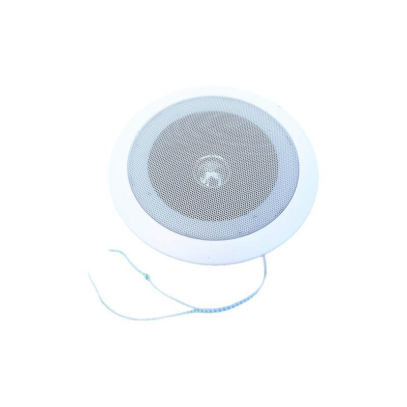 监控有源天花喇叭吸顶带功放音响12V10W扬声器摄像头声音扩音器