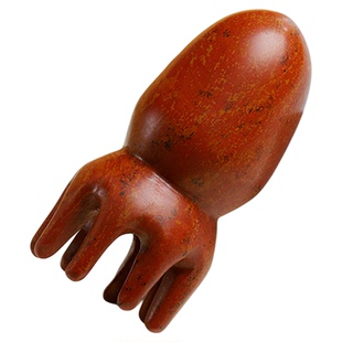 正品泗滨砭石头部按摩梳子八爪章鱼洗头发梳头皮经络梳